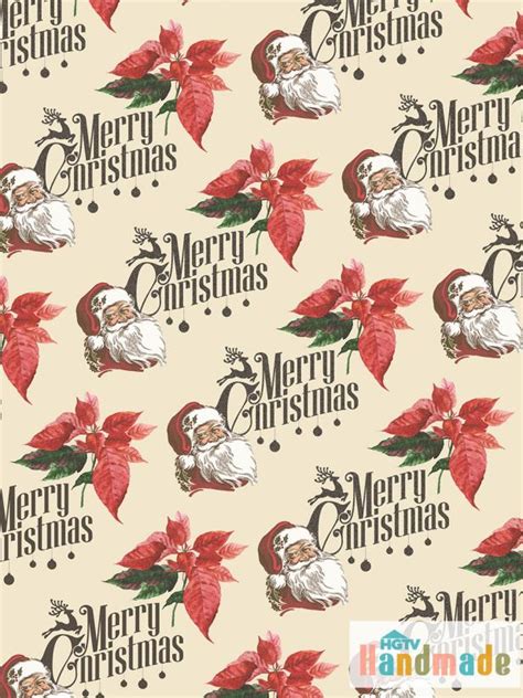 Free Printable Wrapping Paper for Christmas Gifts | HGTV