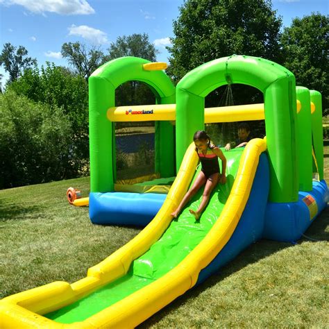 Bounce House With Water Slide and Air Blower | Best Inflatable Pool ...