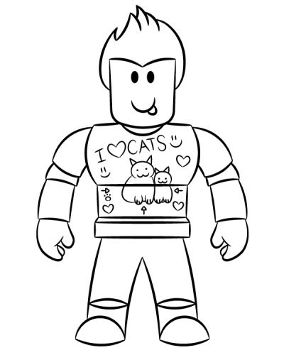 Denis Daily coloring page Roblox