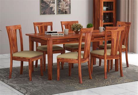 Modern 6 Seater Dining Table Set ~ Modern Design Rectangle Dining Room ...