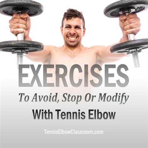 Tennis Elbow Classroom: Avoid These Exercises When You Have Tennis Elbow