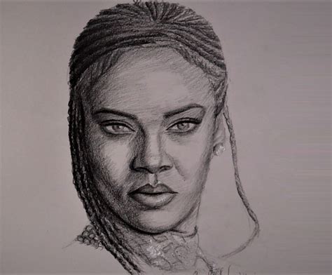 My recent portrait study of Rihanna, just took me 3 hrs, how is it ...