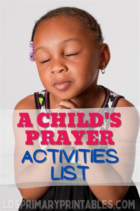 A Child's Prayer Singing Time Ideas for LDS Primary Music Leaders