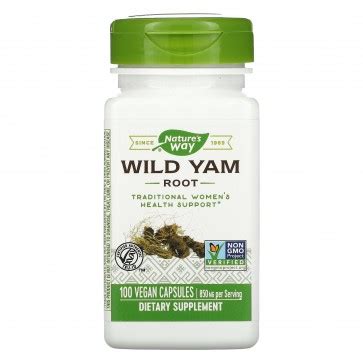 Wild Yam 100 Capsules by Nature's Way