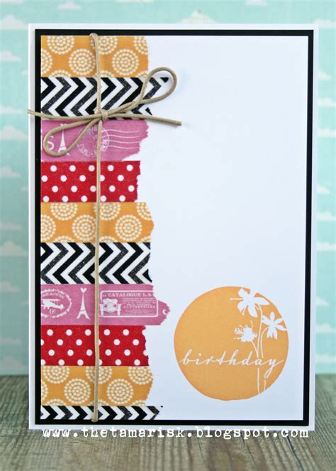 The Tamarisk: Ideas for Washi Tape Cards