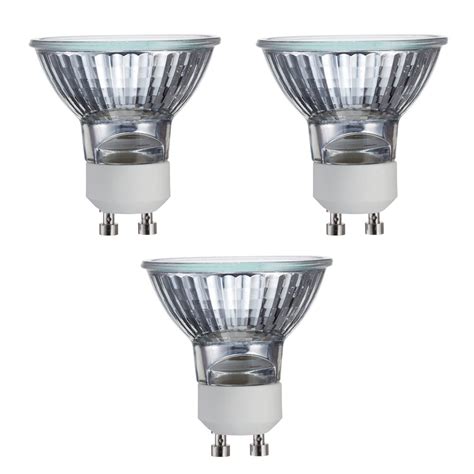 3Pk - Philips 50w MR16 GU10 Flood 25 2800K Dimmable Halogen Bulb ...