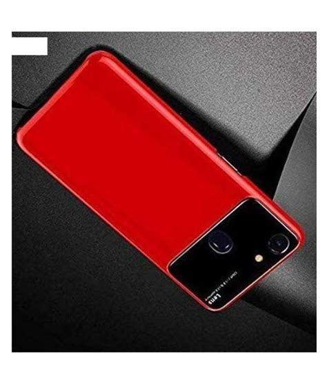 Xiaomi Redmi A1 Plain Cases Go Crazzy - Red - Plain Back Covers Online ...