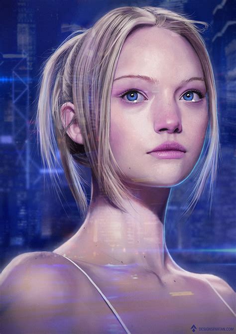 Sci-fi Girl Portrait (with video process) :: Behance