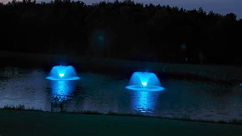 Lighted Pond Fountains | Fountains 2 Go