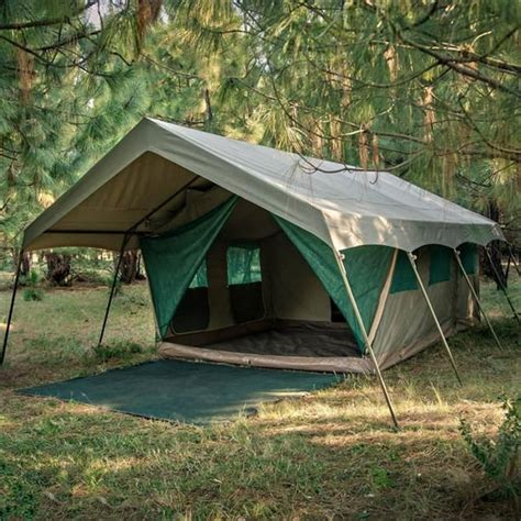 Bushtec Adventure Echo 2200 Meru Luxury Canvas Tent for outfitter, basecamp, camping, glamping ...