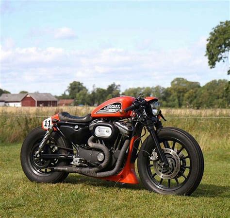 Cafe racer....Harley Davidson | Sportster cafe racer, Harley davidson ...