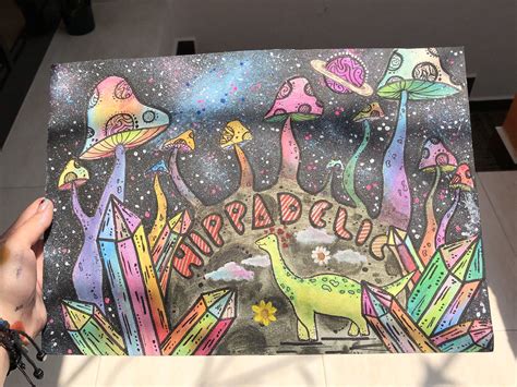 Trippy Dino 🦕 | Trippy drawings, Psychedelic art, Drawings