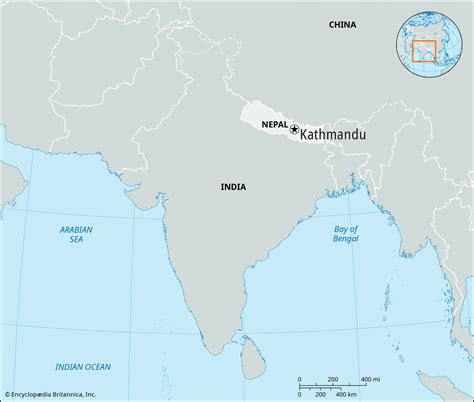 Where Is Kathmandu Nepal On A World Map - Gisele Ermentrude