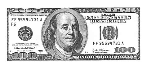 100 Dollar Bill PNG Image File | PNG All