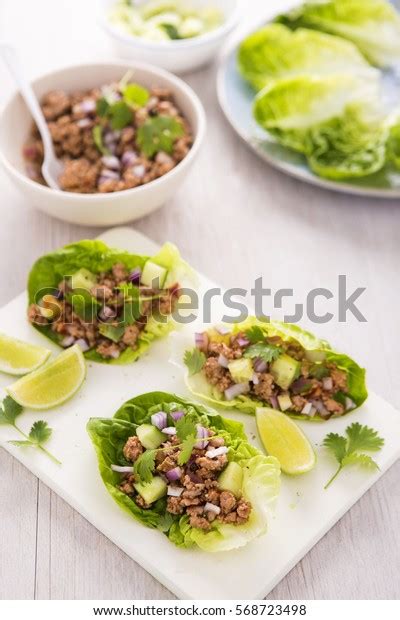 21 Larb Lettuce Wraps Images, Stock Photos, and Vectors | Shutterstock