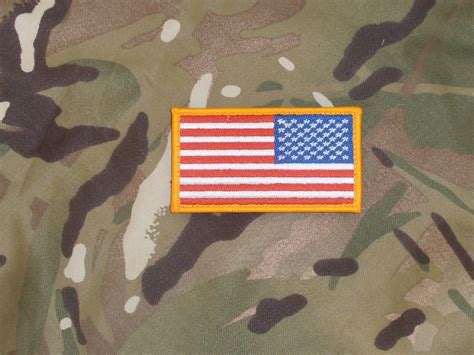 US colour flag patch – velcro backed | GBF Militaria