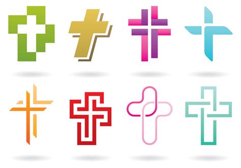 Cross Logos 119804 Vector Art at Vecteezy