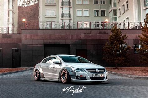 Top! Widebody kit & Radi8 alloy wheels on the VW Passat CC