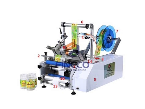 FK602 Semi Automatic Water Bottle Labeling Machine