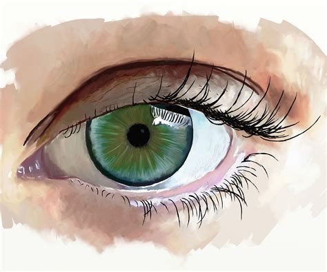 Digital Speed Painting - An Eye