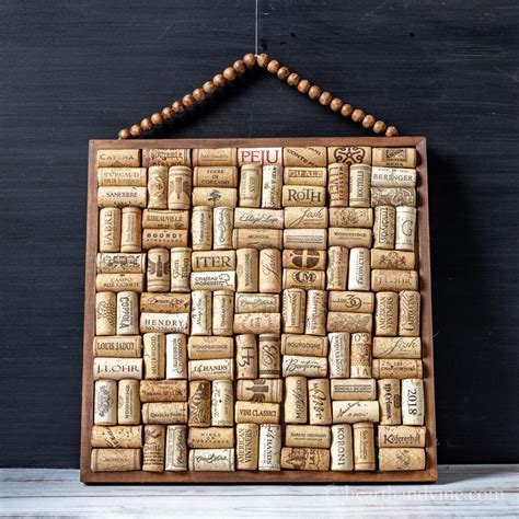 Cork Board DIY with Recycled Wine Corks | Hearth and Vine