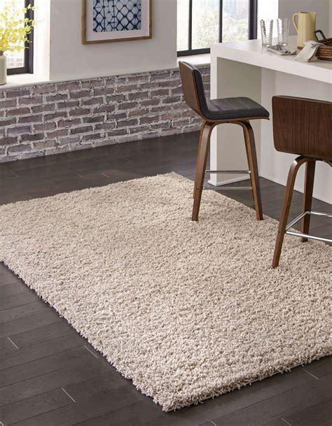 Taupe 10' x 13' Solid Shag Rug | Rugs.com