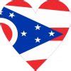 4in x 4in Ohio Heart Sticker Car Door Vinyl Decal Truck Bumper Decal