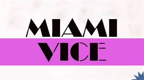 miami vice font - comofont