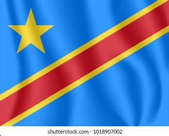 Democratic Republic Congo Flag Silk3d Illustration Stock Illustration 1149745226 | Shutterstock