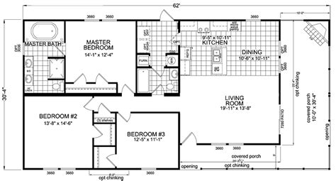 2 Bedroom Double Wide Floor Plans | online information