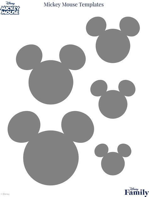 Mickey Mouse Template | Disney News