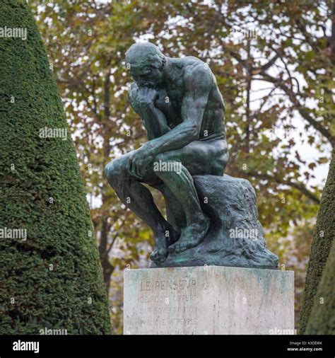 Paris france thinker sculpture rodin hi-res stock photography and images - Alamy