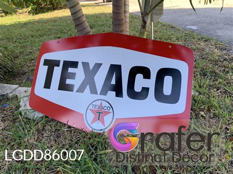 Texaco Sign Gas Station Decor Reproduction Vintage Signage - Etsy