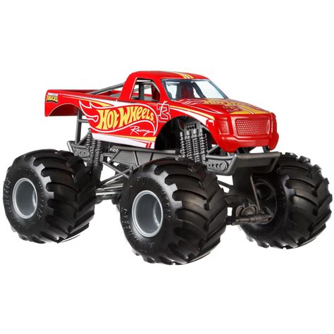 Hot Wheels Monster Trucks 1:24 Scale Hot Wheels Racing Pickup - Walmart.com - Walmart.com