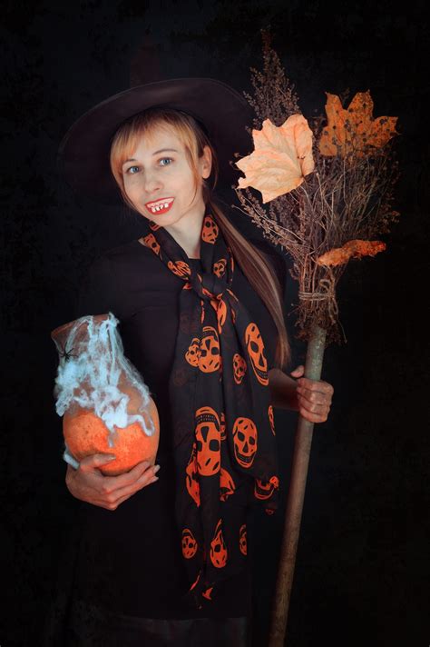 Witch, Halloween, Witch, Broom Free Stock Photo - Public Domain Pictures