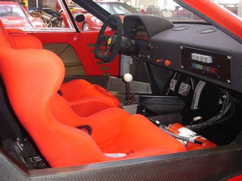 Experience the Exquisite Interior of the Ferrari F40 LM Competizione