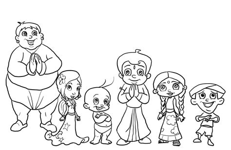 Chotta Bheem Coloring Pages. 55 Images Free Printable