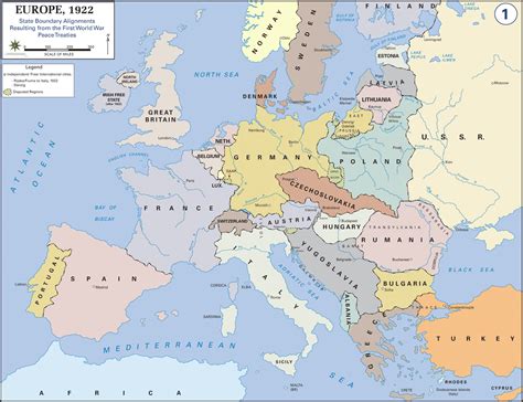 ANTHROPOLOGY OF ACCORD: Map on Monday: World War I Redraws European Boundaries