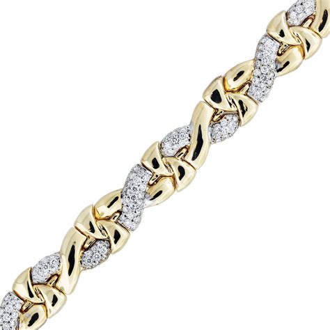 4.5 Carat Yellow Gold Diamond Bracelet-Boca Raton