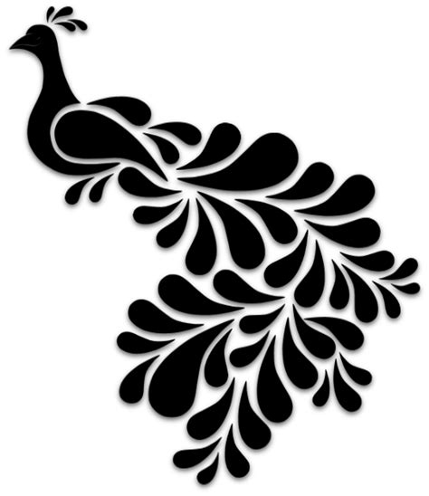 Peacock Silhouette at GetDrawings | Free download