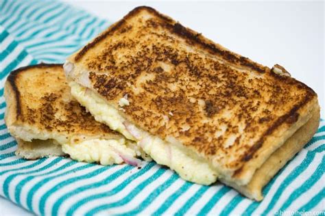 Lancashire Cheese and Onion Toastie Recipe | Hint of Helen