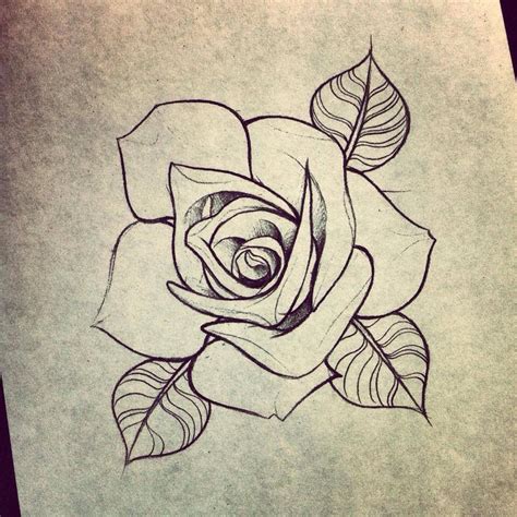 Pin by Sherman on Traditional & Neo trad | Flower art drawing, Rose drawing tattoo, Flower drawing