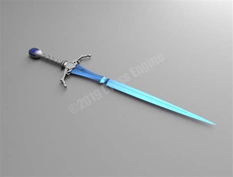 Brisingr Sword 3D Printed Replica Eragon Sword From Christopher Paolini ...