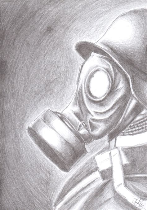 German Soldier In A Gas Mask by Fdnicholas on DeviantArt