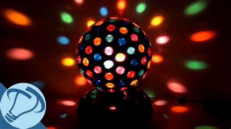 10" Black Rotating Disco Ball with 121 Points of Light from Creative Motion - YouTube