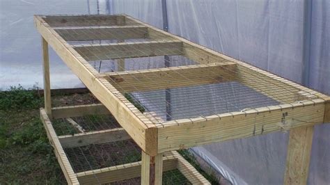 Van's Roost: Weekend Project: Greenhouse Table