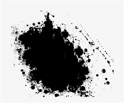 Black Paint Splash Vector - Black Paint Splash Png Transparent PNG ...