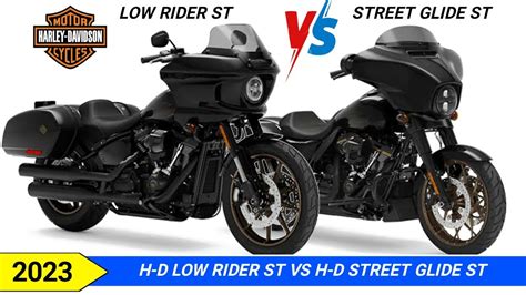 2023 Harley Davidson Low Rider ST VS 2023 Harley Davidson Street Glide ST - YouTube