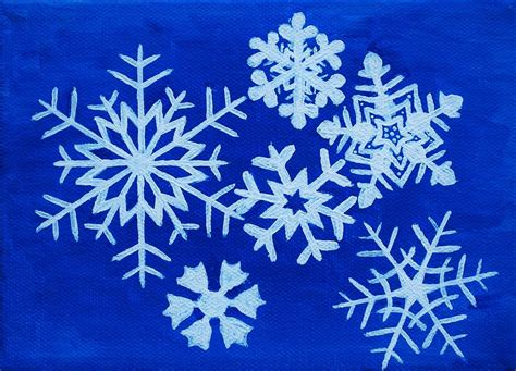 Snowflakes Painting by Jessica Rietz | Fine Art America