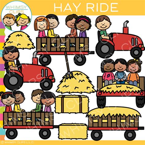 Autumn Hayride Clip Art , Images & Illustrations | Whimsy Clips